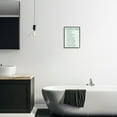 thumbnail image 3 of Stupell Industries Bathroom Rules on Green Typography Painting Black Framed Art Print Wall Art, 11 x 14, 3 of 9