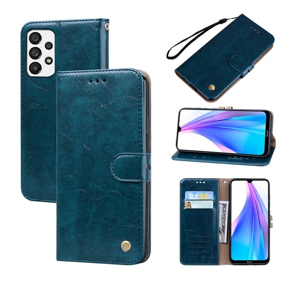 For Samsung Galaxy A13 4G Oil Wax Texture Leather Phone Case