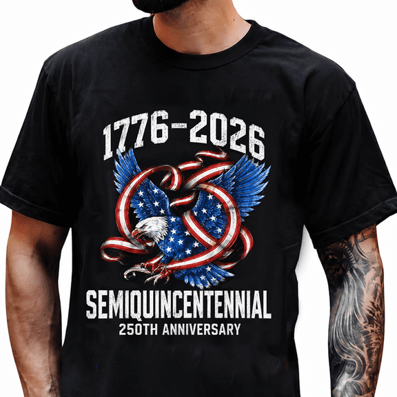 250th Anniversary Mens Patriotic T Shirts USA Flag Retro 1776-2026 Graphic Tee for Men Vintage Independence Day Crewneck Tees 3