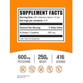 thumbnail image 2 of BulkSupplements.com NAC Powder - N-Acetyl Cysteine 600mg, NAC Supplement - Antioxidant Support, Gluten Free - 600mg per Serving, 416 Servings, 250g (8.8 oz) (Pack of 1), 2 of 5