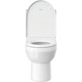 thumbnail image 5 of Duravit 218801-Dual No. 1 Elongated Chair Height Toilet Bowl Only - White with, 5 of 7