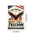 thumbnail image 4 of Amhnf 250 Years Of Freedom American Eagle Flag With Lantern And Usa Flags 1776 2026 For Home Outdoor Garden Yard Decor 12x18 inch, 4 of 5