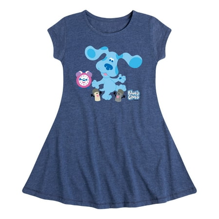 

Blue Clues & You! - Blue Clues Crew - Toddler And Youth Girls Fit And Flare Dress