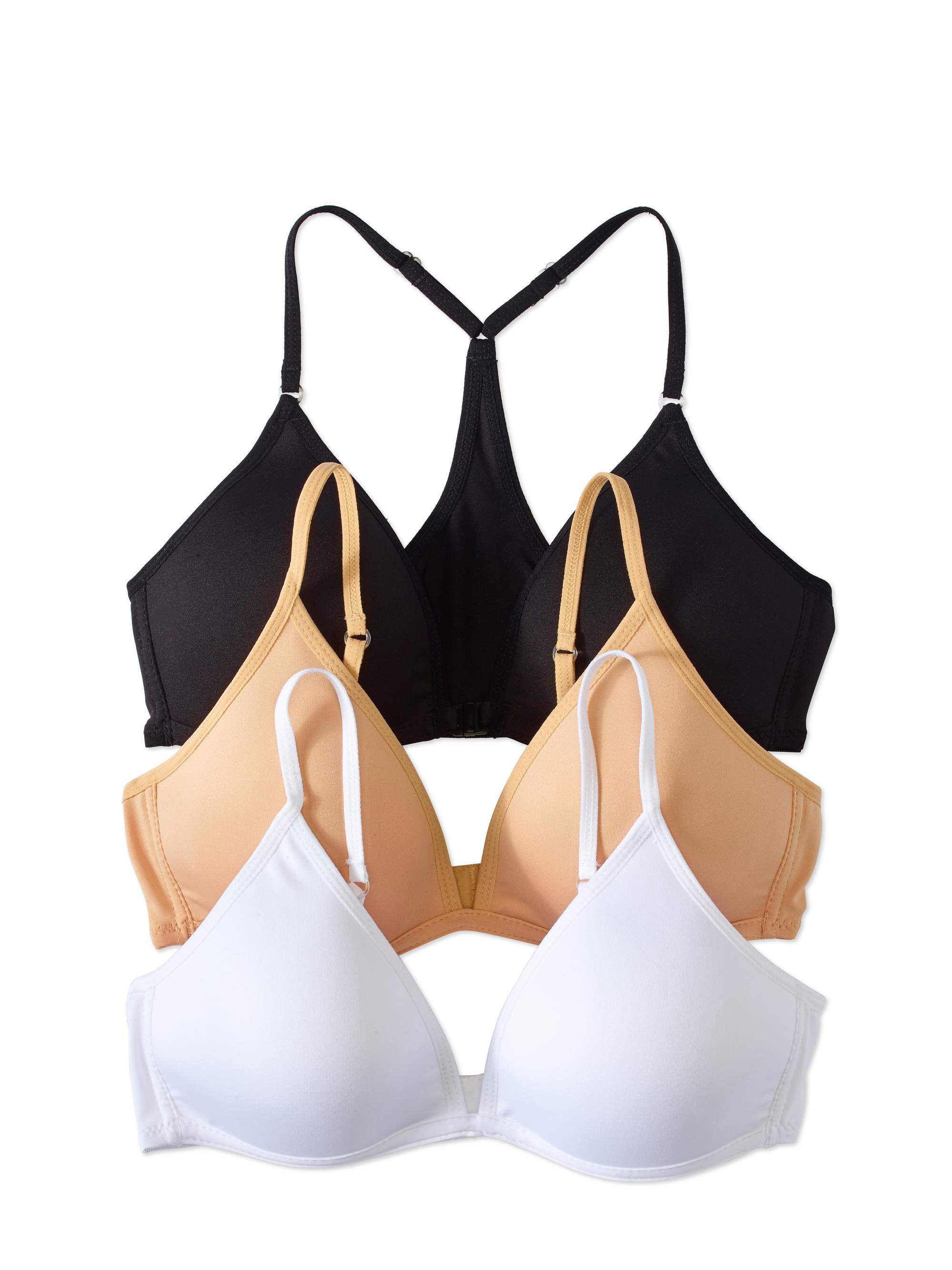 Maidenform Sweet Nothing Girls Wireless Bra, 3 Pack