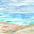 thumbnail image 2 of Warren, Annie 12x12 White Modern Wood Framed Museum Art Print Titled - Sand Strokes III, 2 of 4