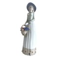 thumbnail image 3 of Estatua de dama de porcelana Figura de niña de cerámica Centro de mesa coleccionable Moderno Estilo D, 3 of 7