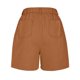 thumbnail image 5 of Pantalones Casuales de Mujer Color Sólido Multi Bolsillo Ropa de Trabajo, Pantalones de Trabajo de Verano de Cintura Elástica de Moda, 5 of 7
