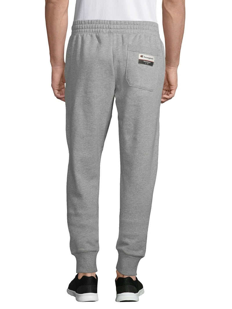 Champion Men's Sueded Fleece Jogger with Pockets, Cotton Blend
