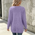 thumbnail image 6 of Auralook Auralook Women's Classic Solid Cardigans Long Length Long Sleeve Open Front Casual Cardigan Coat Soft Outwear, 6 of 8