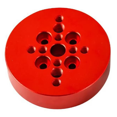 thumbnail image 1 of Astronomical Telescope Adapter for AZGTI Adapter Plate Conversion Plate for ANGELEYES Narrow Rail Dovetail Slot Red, 1 of 7