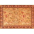 thumbnail image 1 of Ahgly Company Indoor Rectangle Animal Orange Traditional Area Rugs, 7' x 10', 1 of 1