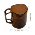 thumbnail image 5 of Clear Plastic Mug Unbreakable And Reusable Light Weight Travel Coffee Mugs Espresso Cups Easy to Carry, BPA Free, 5 of 6