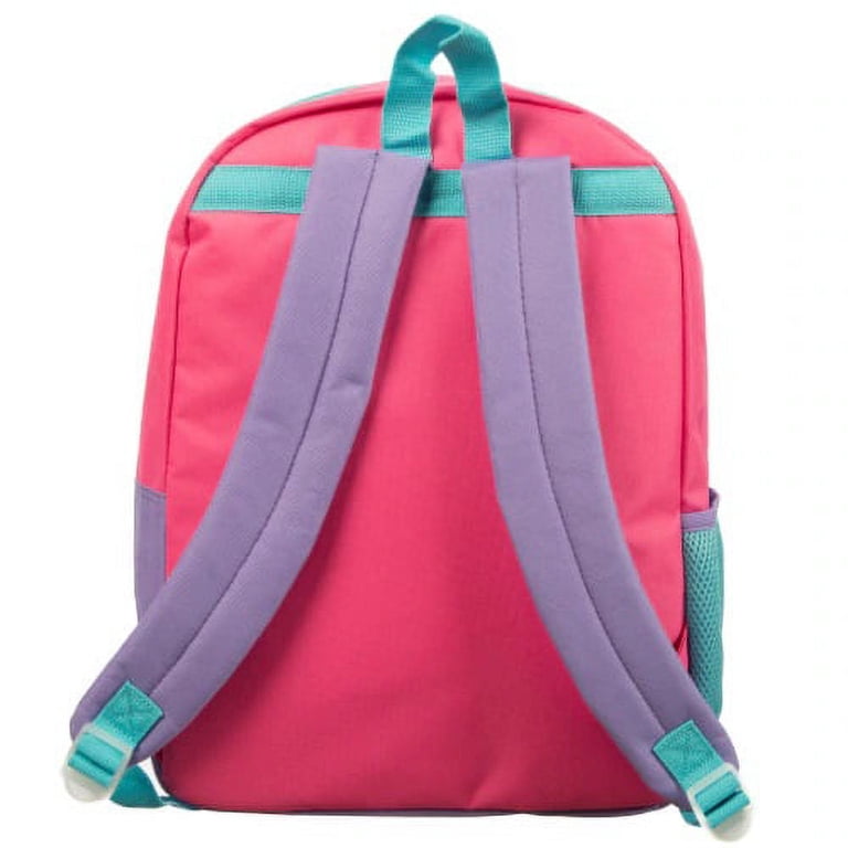 jojo siwa mini backpack walmart KishKesh Personalization Personalized 16 Inch License School The set includes a spacious 16 inch backpack adorned with an endearing image of Jojo and her faithful canine companion within a heart frame Jojo Siwa 2-Piece Backpack &