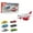 Red, variant on Sdmnsg-T Storage Transport Plane Cargo with 6 Free Wheel Diecast Construction Vehicles, Christmas and Birthday Gift Airplane(Red)