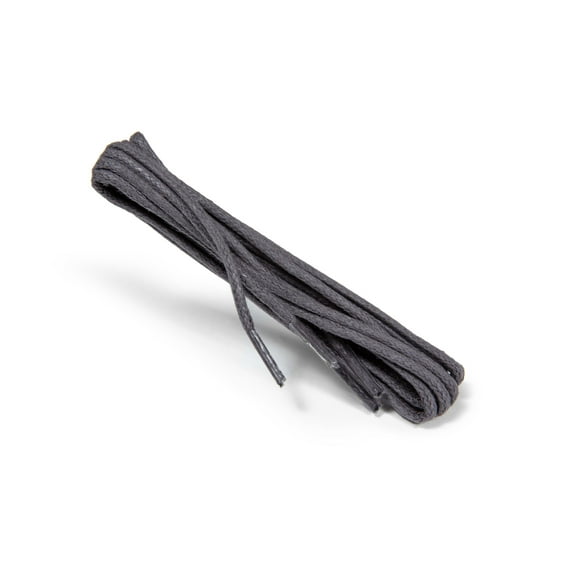 Kaps Waxed Round Thin Shoe Laces 2 mm 100% cotton