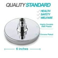 thumbnail image 3 of Luxury Rain Shower Head High Pressure - Adjustable Chrome Showerhead, 3 of 9