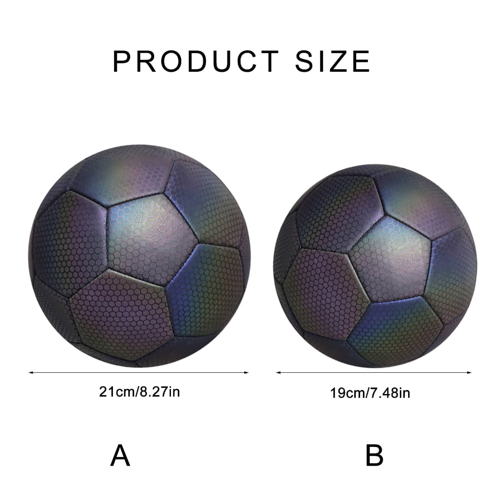 WINDLAND Glowing Soccer Balls Soccer Balls Football for Night Game Training Size 4 Size 5