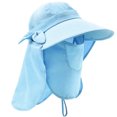 thumbnail image 1 of Chapeau Pare-Soleil UPF+50 pour Femmes à Rabat Détachable, Pliable, à Grand Bord, Protection UV, Masque Facial, 1 of 5
