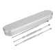 thumbnail image 1 of Kit de herramientas de limpieza de oídos, cuchara para recoger cera de los oídos, espiral de acero inoxidable, doble punta, 3 uds., 1 of 8