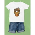 thumbnail image 3 of Unicorn Donut With Pumpkin T-Shirt Juniors -Image by Shutterstock,  x-Small, 3 of 4