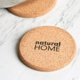 thumbnail image 5 of Natural Home Light Brown Cork Coasters, 5 of 5