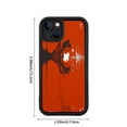 thumbnail image 6 of Stylish Yellowing Resistant Lightweight iPhone 15 Case - Abstract Dripping Design on Red Background Surreal - Like Perfect Fit for iPhone 15, 6 of 6