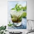 thumbnail image 2 of Canvas Prints Wall Art - Fresh Mojito on a Rustic Table Beverage/Wine Photograph | Modern Wall Decor/Home Decoration Stretched Gallery Canvas Wrap Giclee Print &amp; Ready to Hang - 24" x 16&quo, 2 of 4