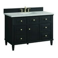 thumbnail image 6 of James Martin Vanities 48" Single Vanity, Black Onyx w/ 3 CM Eternal Jasmine Pearl Quartz Top, 6 of 13