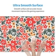 thumbnail image 4 of Pofeuu Small Coral Red Flowers Print Mouse Pad,Rubber, Multipurpose Comfortable Waterproof Mousepad Desk Mat for Gamer Office Home, 4 of 8