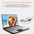 thumbnail image 1 of Lector de tarjetas Micro USB TF Adaptador OTG USB2.0 Hub Connector para PC (Blanco), 1 of 5
