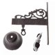 thumbnail image 5 of Vintage Garden Antique Doorbell, Vintage Large Cast Iron Wall Mounted Metal Doorbell,Suitable for Fa, 5 of 5