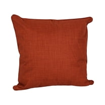25-inch Double-corded Spun Polyester Square Floor Pillow with Insert, Cinnamon