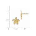 thumbnail image 2 of Primal Gold 14 Karat Yellow Gold Textured Starfish Post Earrings, 2 of 4