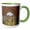 Green/White, variant on 3drose, Greece, Philippi. Arches in Ancient Ruins of City., 11oz Two-tone Yellow Mug