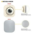 thumbnail image 2 of KUIFORTI Front Windshield Sunshade Funny Eyes Car Sun Shade, Reflective Polyester Blocks Heat and Sun, 2 Pack Foldable Sun Shield That Keeps Your Vehicle Cool, 2 of 5