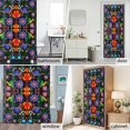 thumbnail image 2 of Boho Mexican Texture Shower Curtain Set with Hooks, Abstract Floral Bird Waterproof Fabric Bathroom Curtains Decor Home Accessories,Stall 36 X 72 Inch, 2 of 9