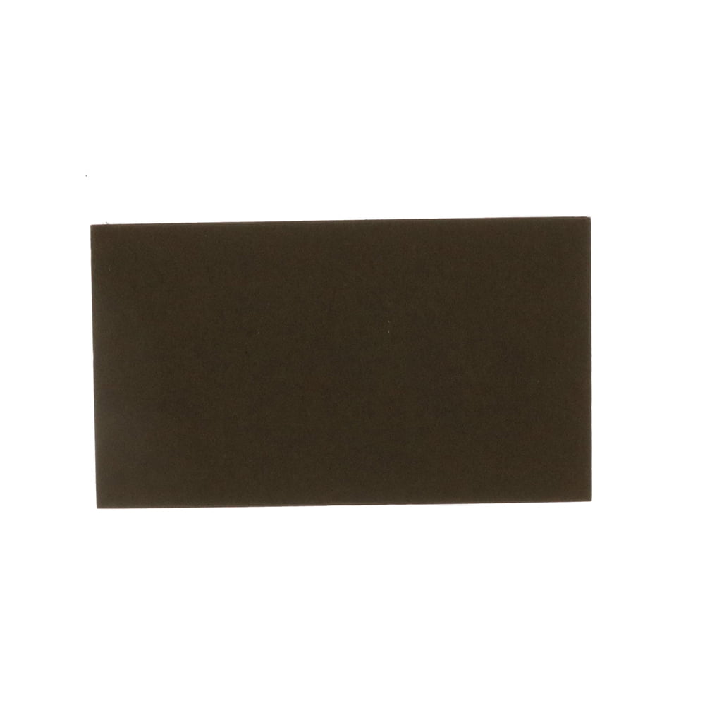 JAM Flat Note Cards, 2 x 3 1/2, Brown, 100/Pack