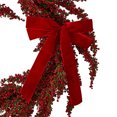 thumbnail image 4 of Christmas Home Decor With Berry-adorned Bow-tied Wreath, 4 of 5