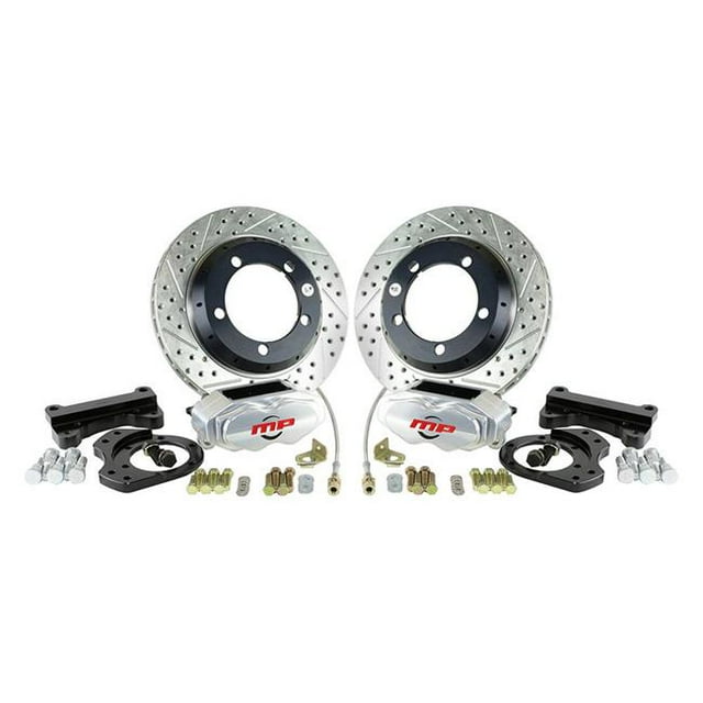 Master Power Brakes DB2570B Rallye Series Front Disc Brake Kit with OE Drum Brakes for 1966-1975 Ford Bronco