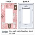 thumbnail image 3 of Yayeee Rocker Switch Wall Plate 1-Gang 4.6"x2.9" Home Decorative Outlet Cover, Brown Hand Drawn Cups, 3 of 6