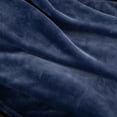 thumbnail image 5 of Better Homes & Gardens Solid Velvet Plush Soft Fleece Throw Blanket, Oversized, Washed Indigo, 5 of 8