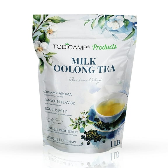Milk Oolong Tea Loose Leaf – Premium Chinese Oolong Tea 1 lb | Double Milky Aroma & Smooth Taste | Bulk Loose Leaf Tea Tin | Afternoon & Asian Tea