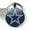 Dallas Cowboys, variant on NFL Team Keychain Set, 32 Embroidered Badge Pendant with Key Ring for American Football Fans