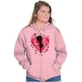 thumbnail image 4 of Betty Boop Fans Lovers Cute Heart Zip Hoodie Sweatshirt Women Brisco Brands 5X, 4 of 6