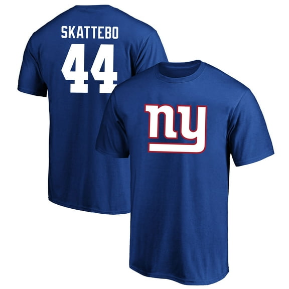 Men's Fanatics Cam Skattebo Royal New York Giants Big & Tall Player Name & Number T-Shirt