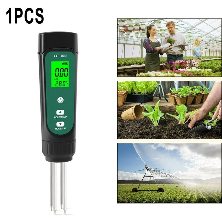 Digital Plant Thermometer, Soil Moisture Meter