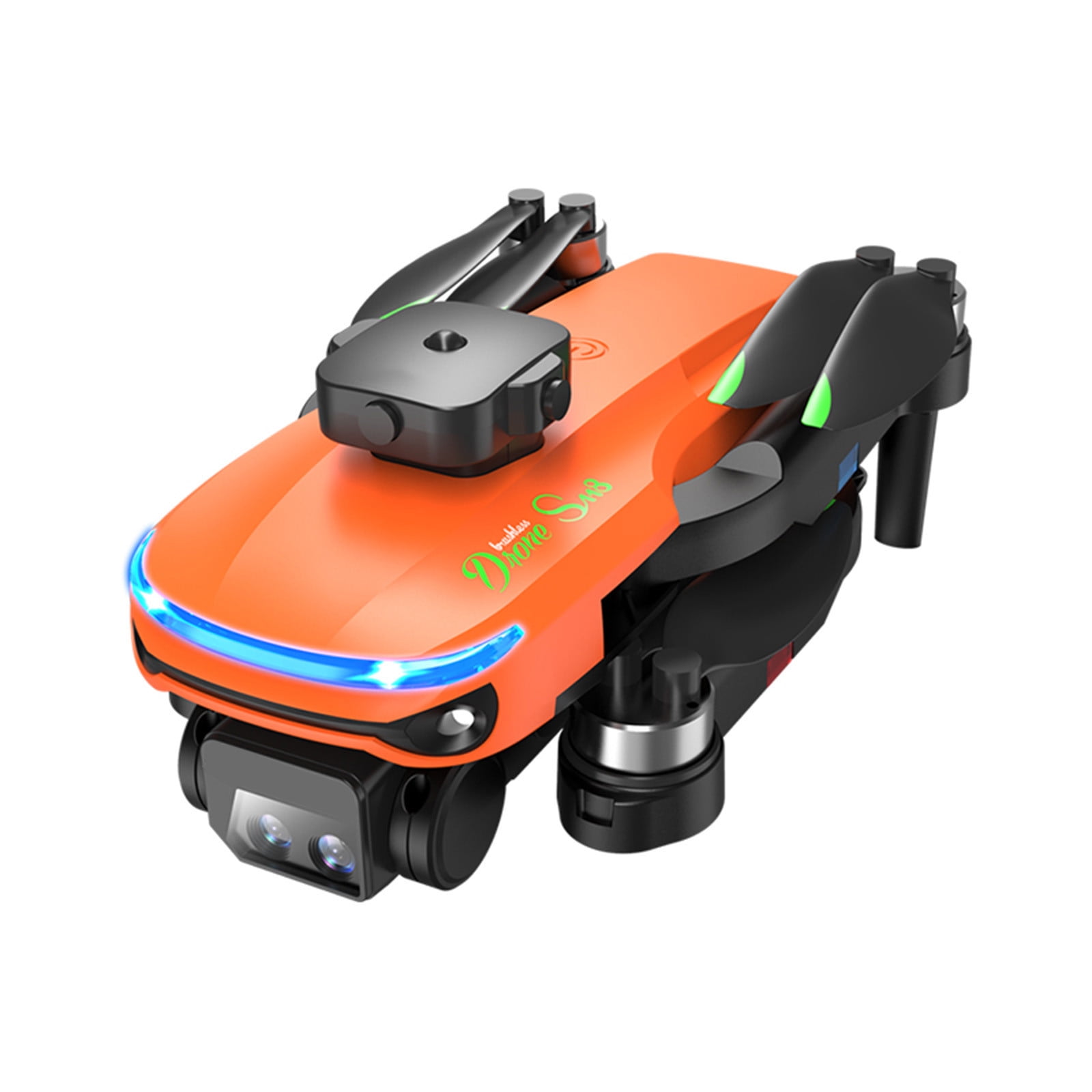 ESULOMP Dual-camera Folding UAV 4K HD Aerial Photography Drone,Brushless Motor,Mobile Phone Control,Multiple Flight Modes
