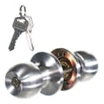 thumbnail image 2 of Cerradura Puerta Perilla Redonda Recamara Seguro Inoxidable Fumetax SW-53ET02SS04, 2 of 2