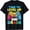 Black, variant on Playful Comfort Tee - Time To Level Up 2nd Grade Video Gamer Kids Back To School T-Shirt