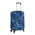 thumbnail image 4 of Multi-Size Suitcase Protective Cover Full Range Double Stitching Invisible Zipper For Travel Business Blueviolet Marble_2 X-Large, 4 of 8
